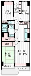 ライオンズタワー谷塚の物件間取画像